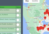Map search in Cross Lease Converter